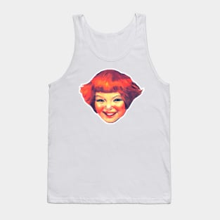 red haired girl with bangs Tank Top